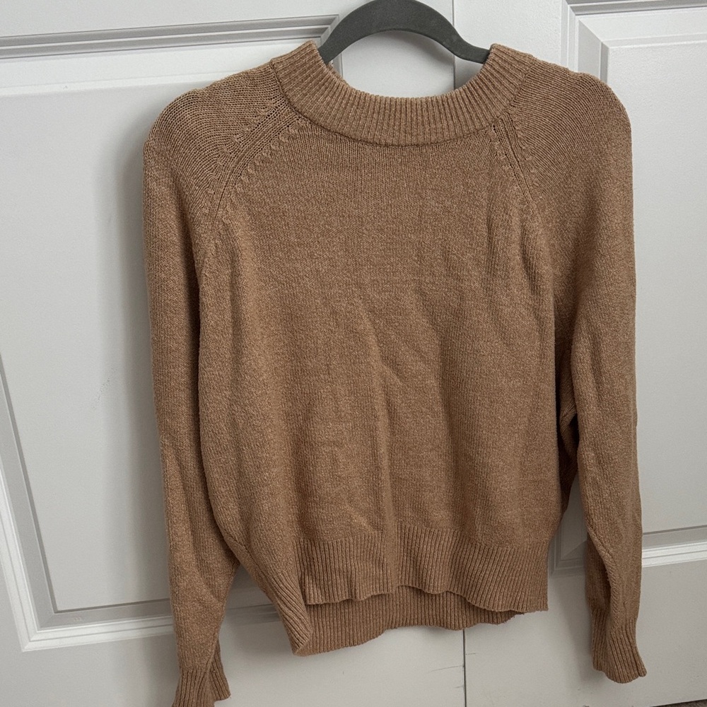 BP Women's Brown Crew Neck Sweater
